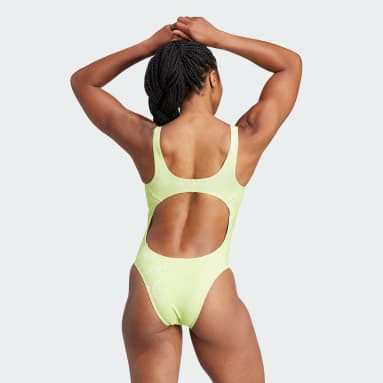 Women Sportswear Green Brand Love Franchise Swimsuit