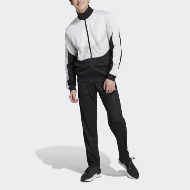 Men Sportswear Black Colorblock Track Suit