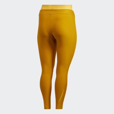 Women Trail Running Gold COLD.RDY Alphaskin Long Tights