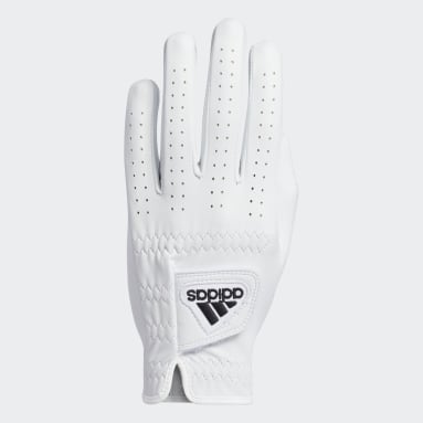Men Golf White Ultimate Leather Golf Glove