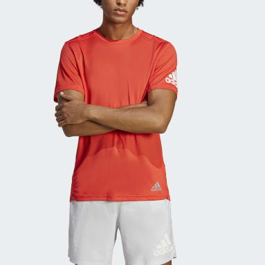 Remera Run It Rojo Hombre Running