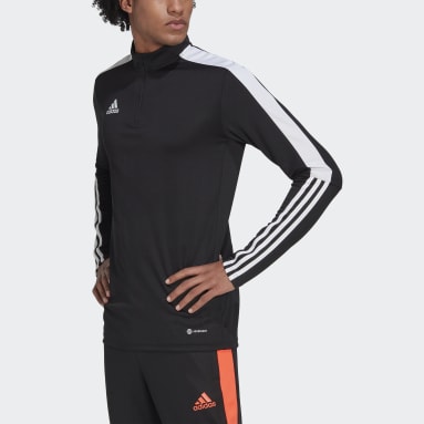 Buzo de Entrenamiento Tiro Essentials Negro Hombre Fútbol