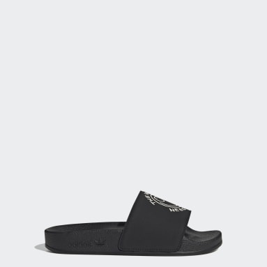 Claquette Adilette x André Saraiva noir Adolescents 8-16 Years Originals