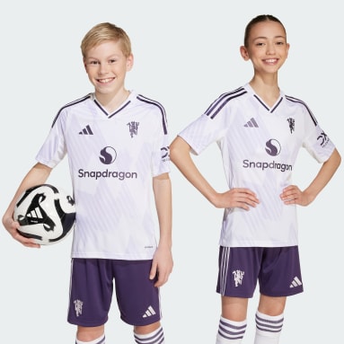 Camisola alternativa Manchester United FC 25/26 para criança