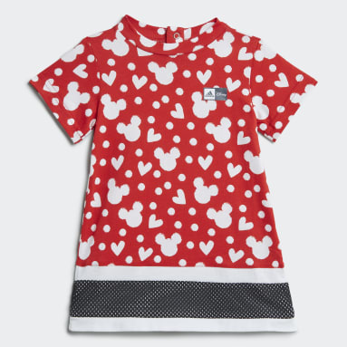 Girls Sportswear Red Disney Minnie Mouse Summer Set