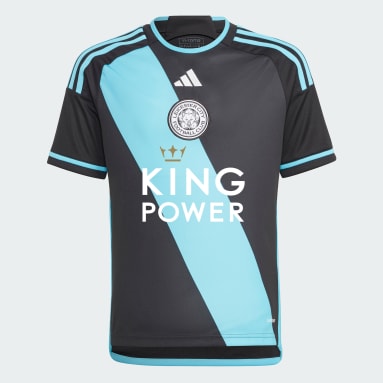 Camisola Alternativa 23/24 do Leicester City FC — Criança Preto Criança Futebol