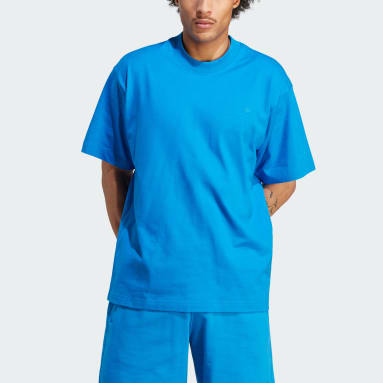 Camiseta Adicolor Contempo Azul Hombre Originals