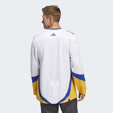 Men Hockey White Sabres Authentic Reverse Retro Wordmark Jersey