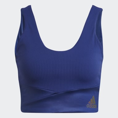 Top Deportivo AEROREADY You for You Shine Azul Mujer Training