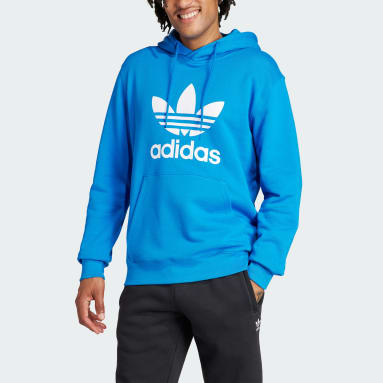Sudadera con capucha Adicolor Classics Trefoil Azul Hombre Originals
