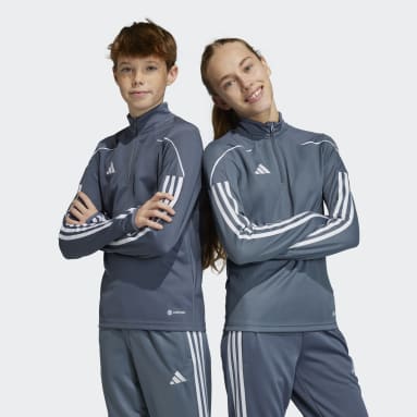 Sudadera entrenamiento Tiro 23 League Gris Niño Fútbol