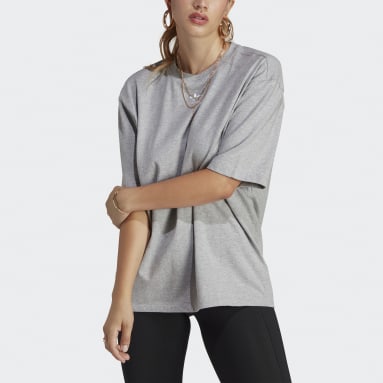 Polo Adicolor Essentials Plomo Mujer Originals