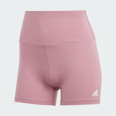 Calções Justos de Cintura Subida para Ioga Essentials
