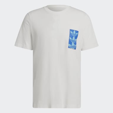 Camiseta Y2K Estampada Blanco Hombre Originals