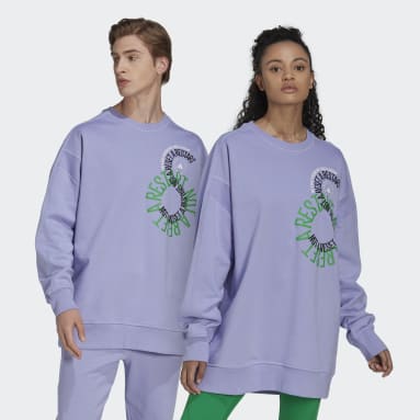 adidas by Stella McCartney adidas by Stella McCartney Sportswear Sweatshirt – Genderneutral Lila