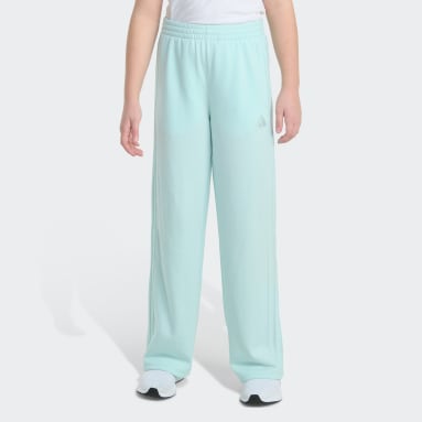Elastic Waistband 3-Stripe Wide Leg Training Pant