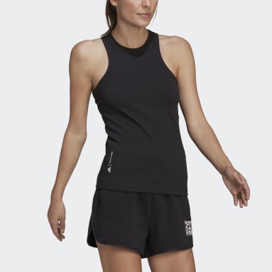 Camiseta sin mangas Karlie Kloss x adidas Ribbed Negro Mujer Gimnasio Y Entrenamiento