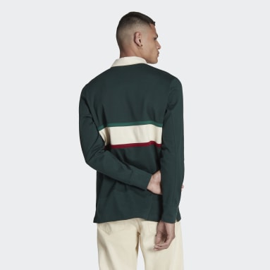 Playera Polo Lifestyler México Manga Larga Verde Hombre Fútbol
