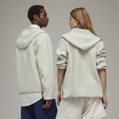 Y-3 White Y-3 Fleece Jacket