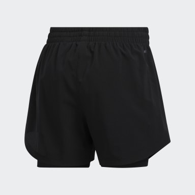 2IN1 WOV SHORT Negro Mujer Training