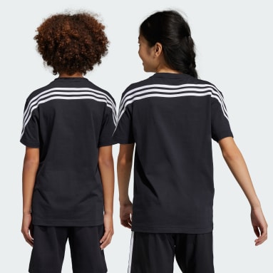Παιδιά Sportswear Μαύρο Future Icons 3-Stripes Tee