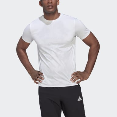 Men Running White Made to Be Remade T-Shirt