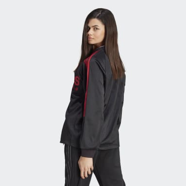 Women Sportswear Black Jacquard Long-Sleeve Top Jersey