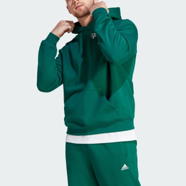 Felpa con cappuccio Scribble Fleece Verde Uomo Sportswear