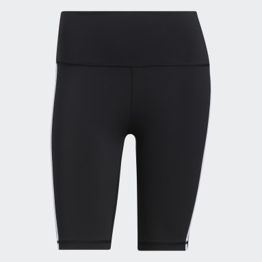 Mallas Cortas Believe This 2.0 3 Franjas Negro Mujer Training