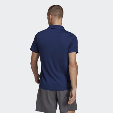 남성 Gym & Training Blue 트레이닝 에센셜 트레이닝 폴로 셔츠