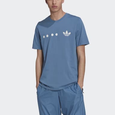 Männer Originals adidas RIFTA Reclaim Logo T-Shirt Blau