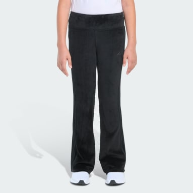 Velour Vented Flared Pants
