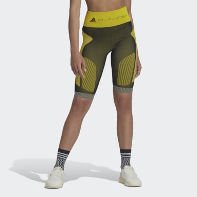 Women Gym & Training Black adidas by Stella McCartney TrueStrength Seamless Short Leggings