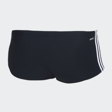 Sunga 3-Stripes Wide Preto Homem Natação