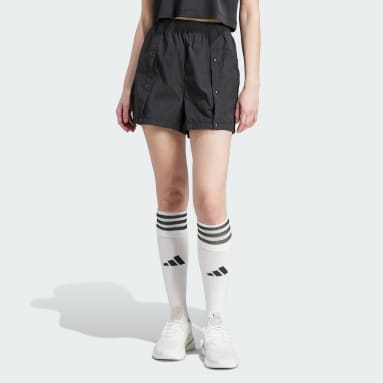 Pantalón corto Tiro Snap-Button Negro Mujer Sportswear