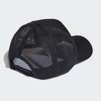 Training Black Snapback Curved Trucker Cap