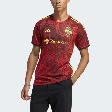 Seattle Sounders FC 23/24 Authentic bortetrøye Rød