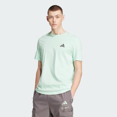 เสื้อยืดผ้าทอพรีเมียมพิมพ์ลายทีม Mercedes - AMG Petronas Formula One