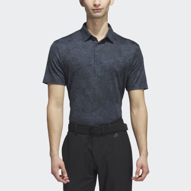 Männer Golf Aerial Jacquard Poloshirt Türkis