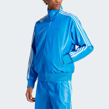 Blue adidas store jacket