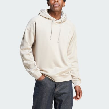 Beige melange hoodie