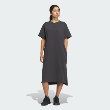 ワーディング ルーズフィット シングルジャージー Tシャツワンピース