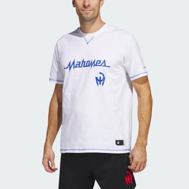 Men's Sportswear White Mahomes Blue 80 Graphic Tee