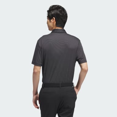 Men Golf Black Core Colorblock Polo Shirt