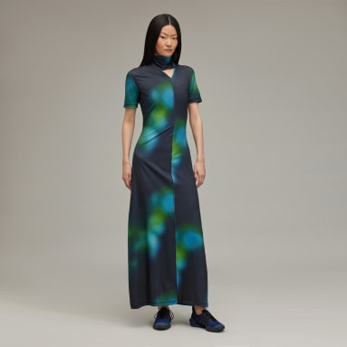 Y-3 피티드 AOP 클로저 드레스