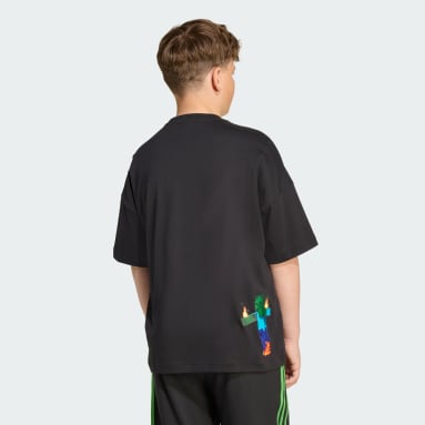 Playera para niños adidas x Minecraft