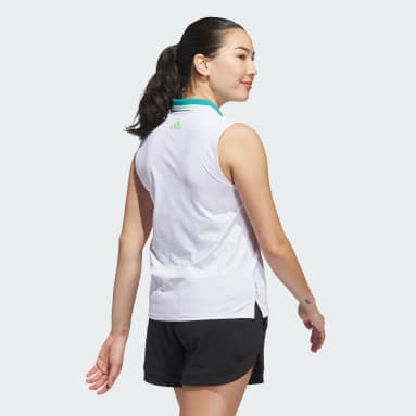 Beyond The Course Twistknit Sleeveless Polo Shirt