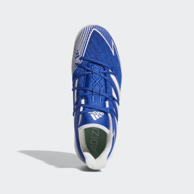 Men's Baseball Blue Adizero Afterburner Turf Shoes