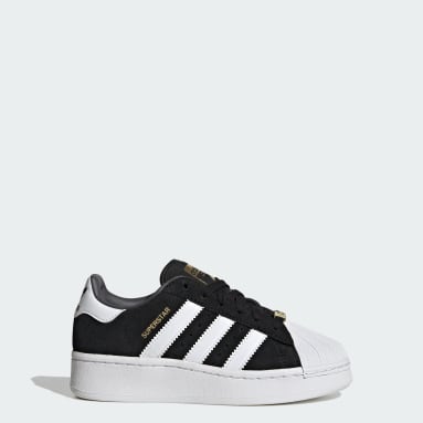 Barn Originals Svart Superstar XLG Skor