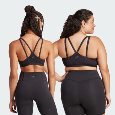 ADIDAS Brassière sport Fitness DRST 3S - Femme - Noir - Cdiscount Sport